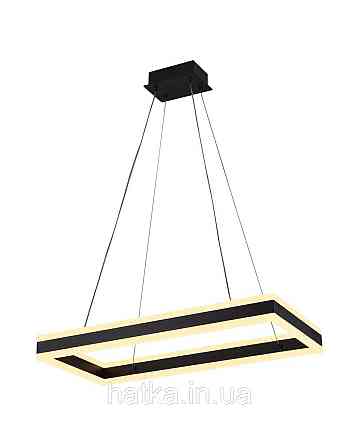 Стельова світлодіодна люстра QQD3093 (Чорний) Київ