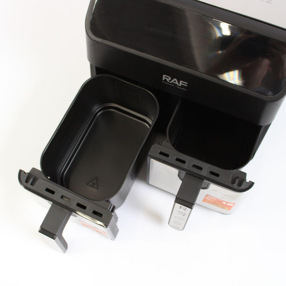 Аэрофритюрница на 2 чаши (8л),1800 Вт,RAF R-5292 SBR Киев - изображение 8