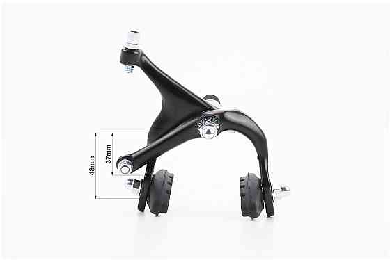 Гальмо ROAD V-brake кліщового типу, переднє+заднє, хід колодки 37-48мм, алюмінієве, чорне AR-2004D Киев