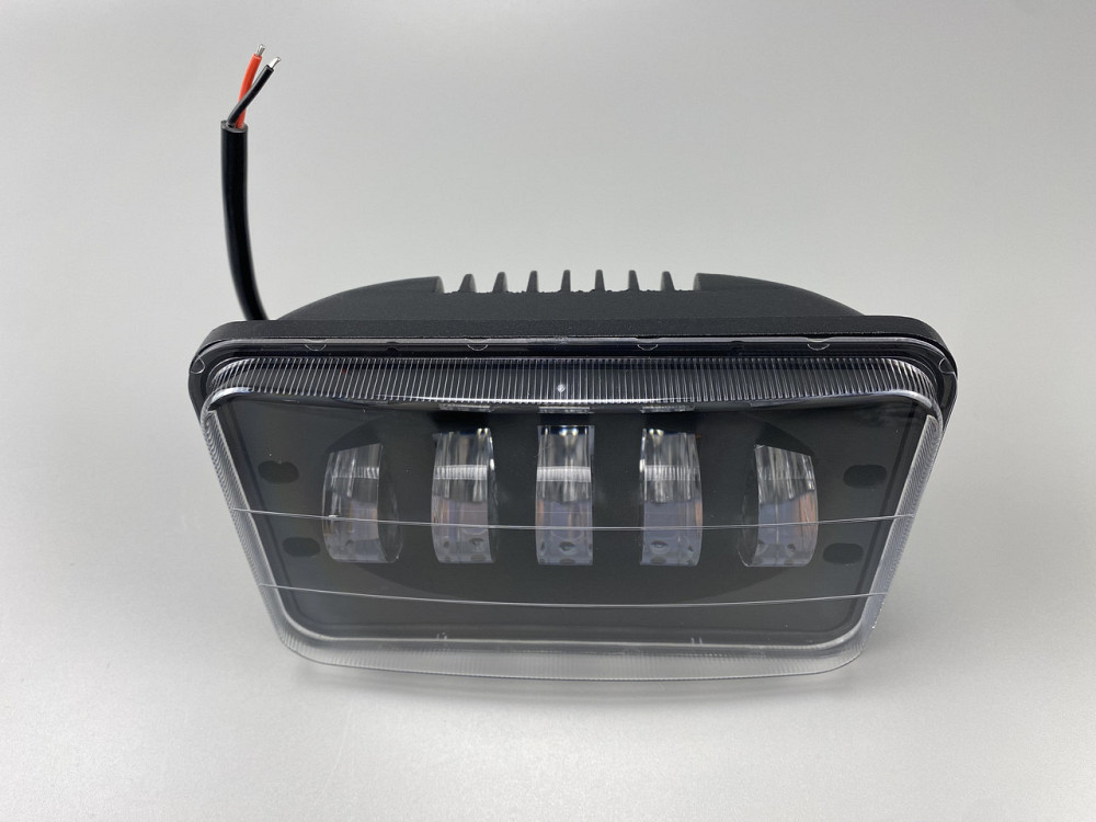 Додаткова фара LED прямокутна світлодіодна прямокутна 50W (5 діодів) led chip CREE Мукачево - фото 4