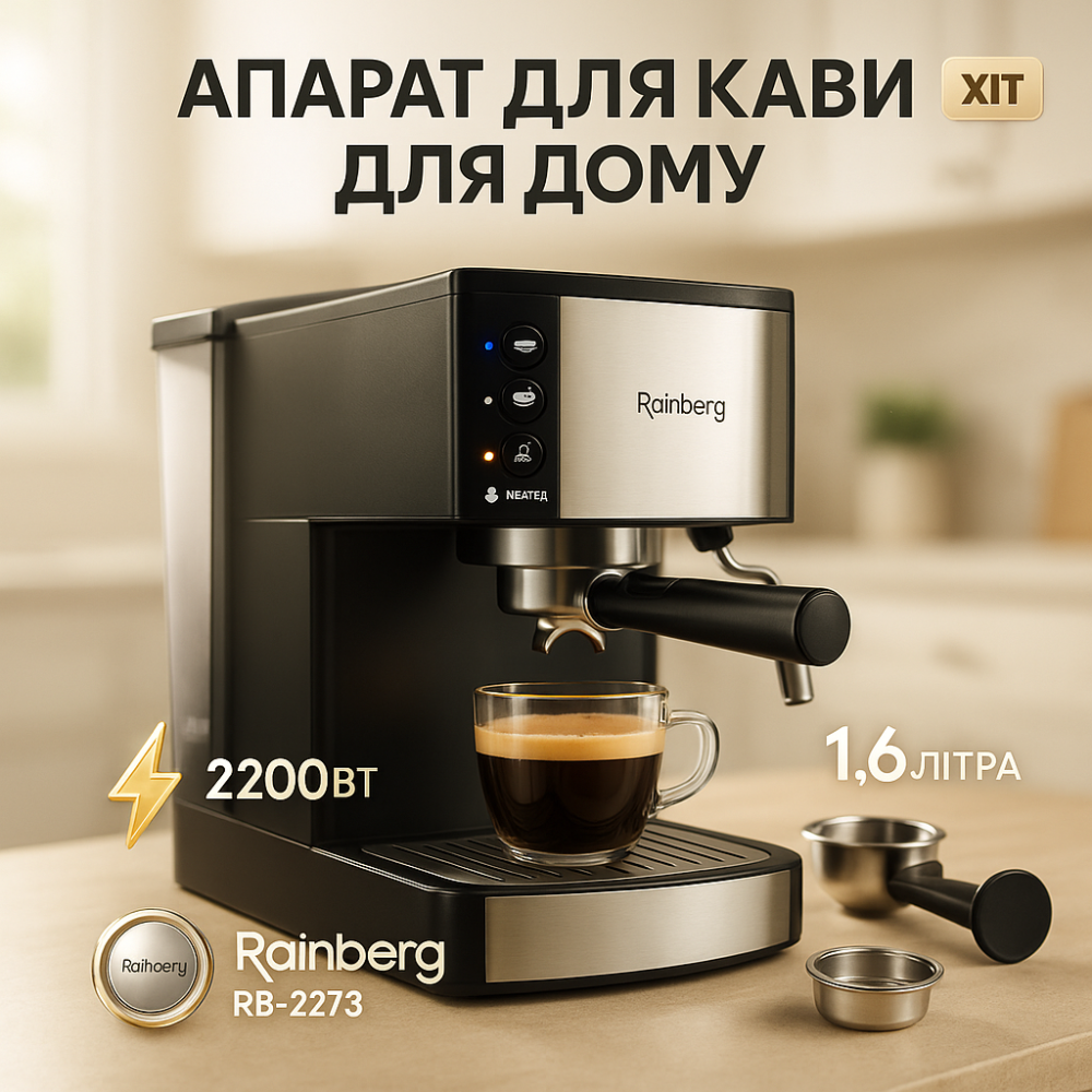 Кофеварка для приготовления кофе без гущи, Кофеварка для дома офиса дачи, Кофеварки с капучинатором TZ-42 Львов - изображение 9