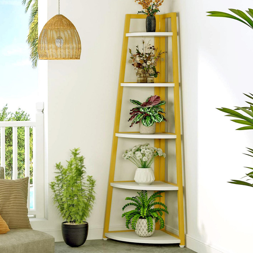 Стеллаж угловой для ванной 