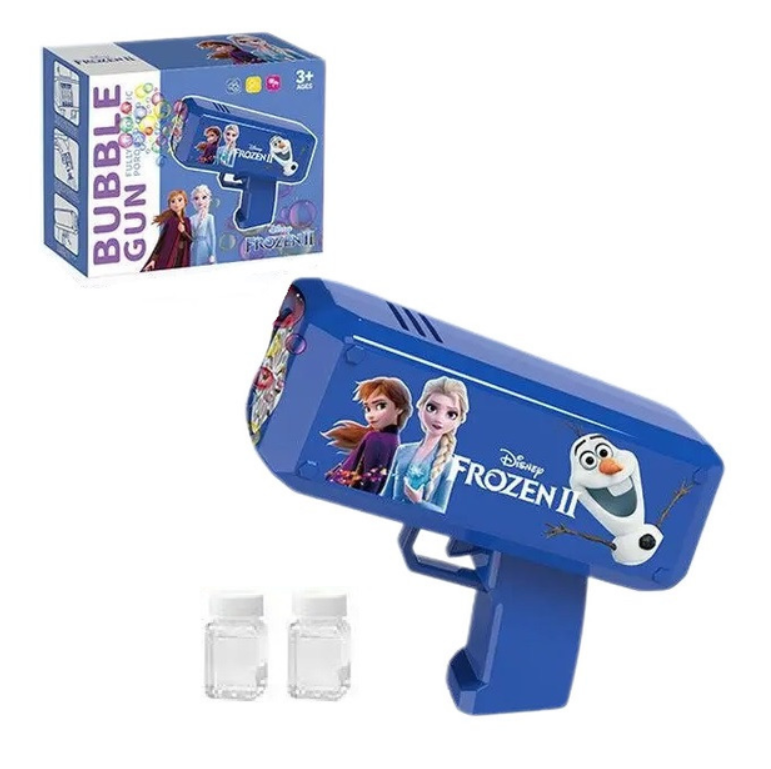 Пістолет з мильними бульбашками Frozen Синій (889-4) Чернигов - изображение 1