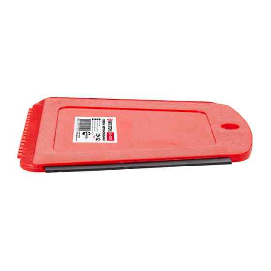 Скребок автомобильный для стекла, с водосгоном, 12×12 см INTERTOOL AT-0101 Киев