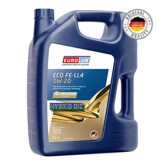 Моторне масло EuroLub Eco FE LL4 0W-20 5л Львів