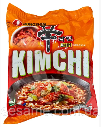Локшина Рамен швидкого приготування з Кімчі Shin KIMCHI Ramyun Nong Shim 120 г Харків