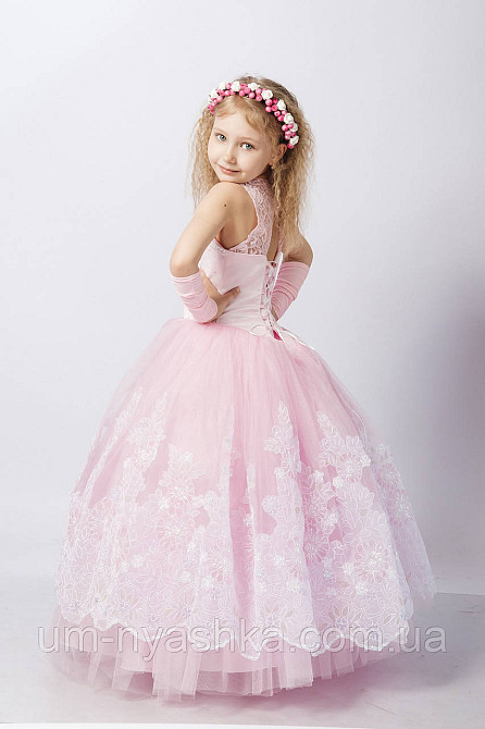Длинное нарядное платье Кружево на 5-7 лет Кривой Рог - изображение 7