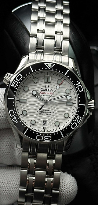 Швейцарський годинник Omega Seamaster White 300m. Харків - фото 7