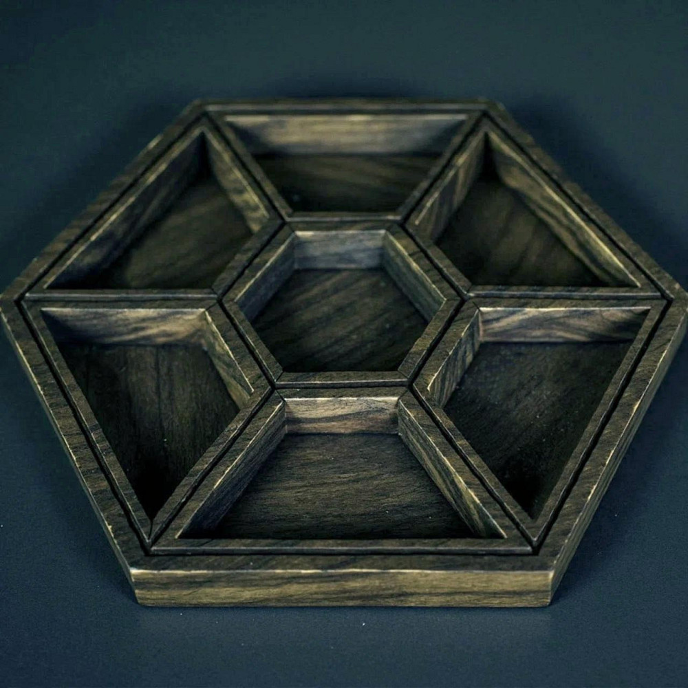 Менажница деревянная 