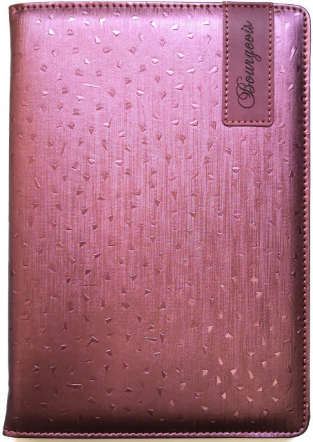 Блокнот А6 "Bourgeois" 80 арк, клітинка, шкірзам обкл, 9272, шт Київ - фото 1