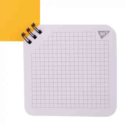 Блокнот Yes 110x110 мм 80 аркушів на cпіралі Melt smile клітинка (151815) Вінниця