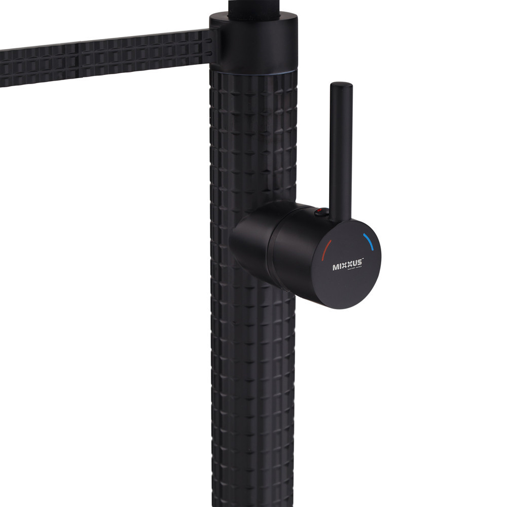 Кухонний змішувач Mixxus Premium Oliwer 017 чорний REFL.BLACK (MI6966) Харків - фото 2