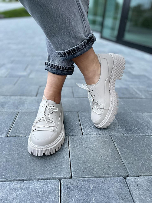 Olli Туфлі жіночі OLLI T-306-Астра кофе (весна-осінь, шкіра натуральна) (4792) Коломия - фото 7