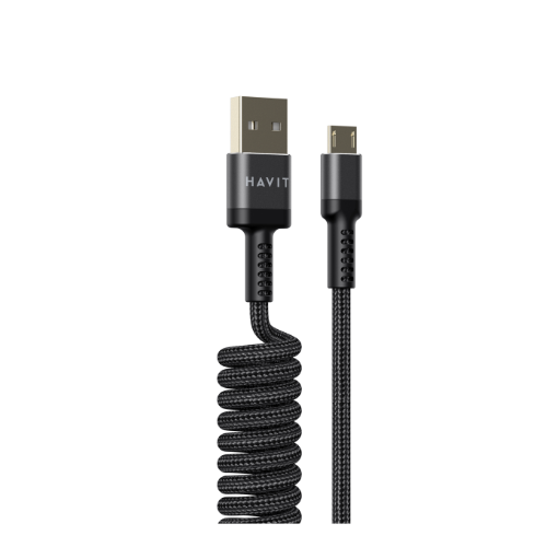 Кабель USB MicroUSB Havit HV-CB6250 2,4A 1,5м чорний Житомир