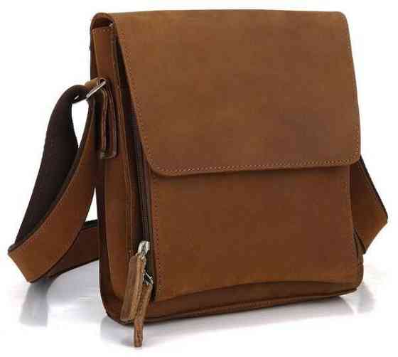 Сумка мужская Vintage 14159 из винтажной кожи Коричневая Киев