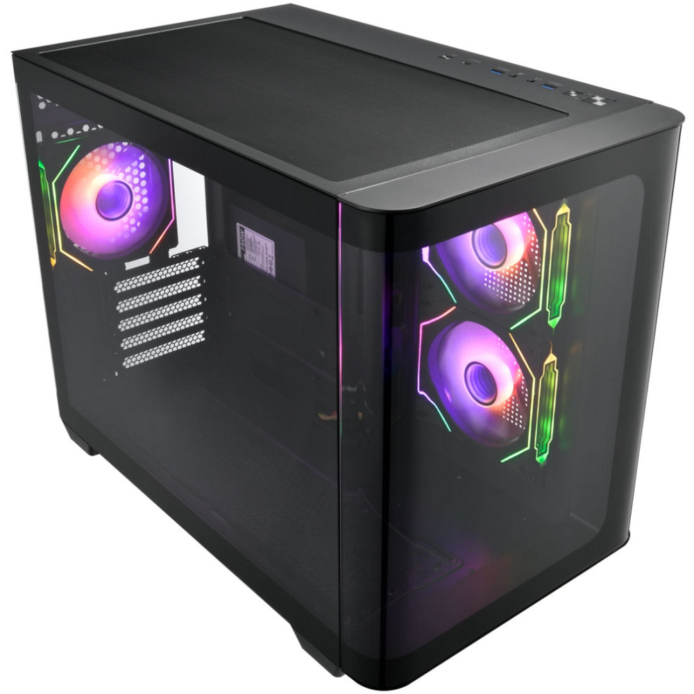Корпус FSP S380-BA без БЖ mATX Black Вінниця - фото 2