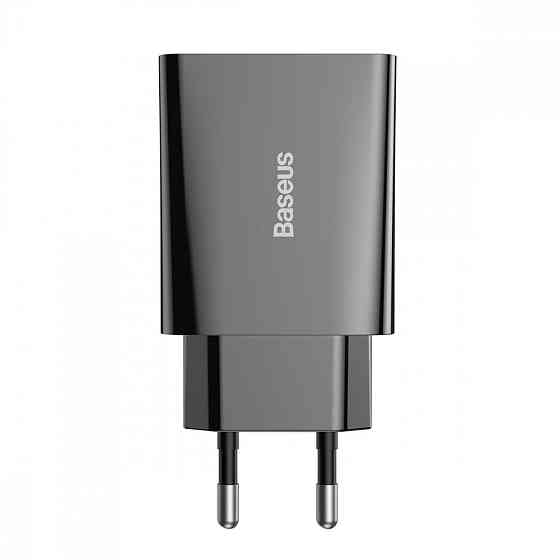 Мережевий зарядний пристрій Baseus Speed Mini PD Charger 20W 1 Type-C чорний Львів
