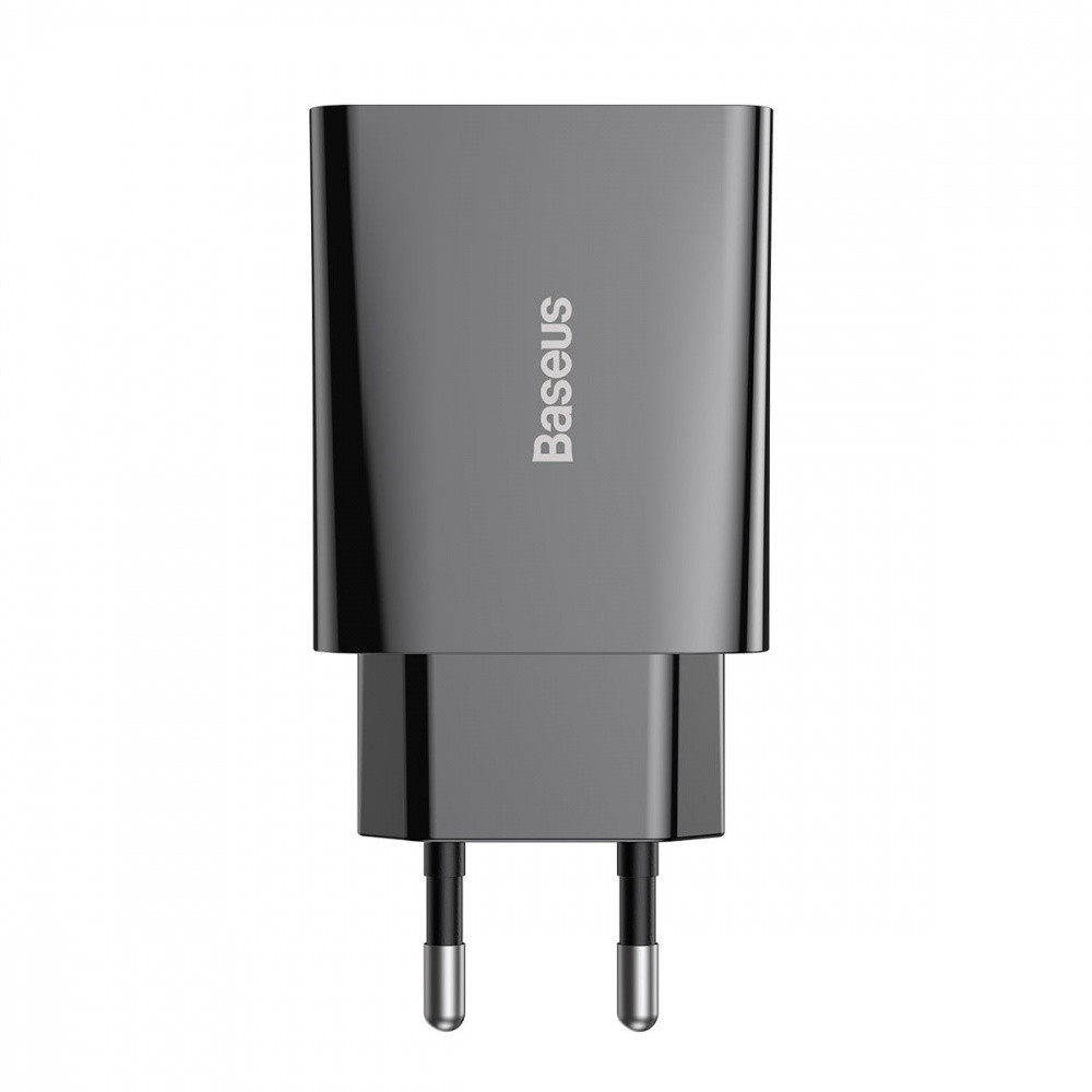 Мережевий зарядний пристрій Baseus Speed Mini PD Charger 20W 1 Type-C чорний Львів - фото 1