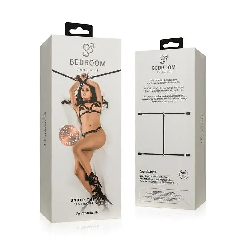 Фіксатор рук і ніг для ліжка Bedroom Fantasies Under the bed Restraint Set Львів - фото 8