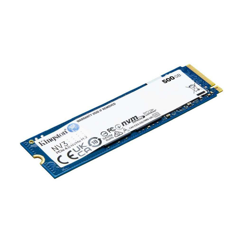 SSD диск накопичувач M.2 Kingston NV3 500GB NVMe 2280 PCIe 4.0 x4 3D NAND SNV3S / 500G Одеса - фото 3