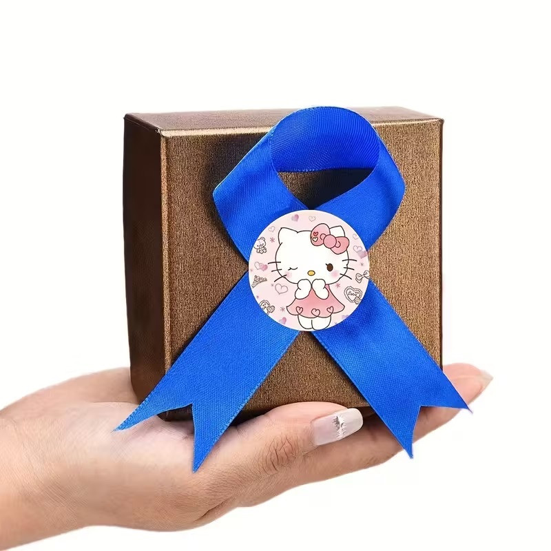 Стикеры Hello Kitty — рулон 500 шт Ø2.5 см, наклейки с котиками Киев - изображение 8