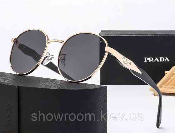 Жіночі сонцезахисні окуляри PR 8008 золотисті Київ