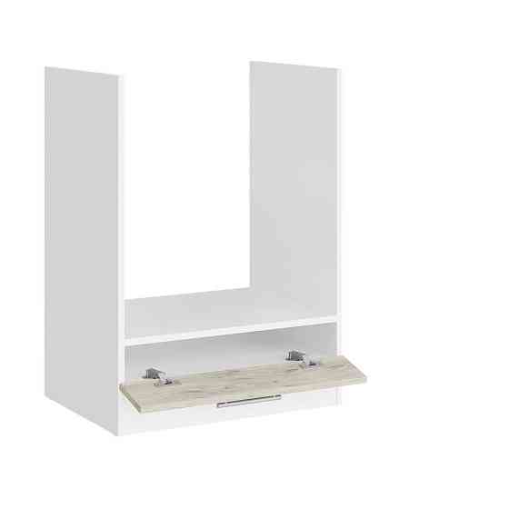 Кухонний модуль під духовку Еверест Еко 600 дуб крафт белый/белый 60х46х82 см (DTM-071019) Дніпро