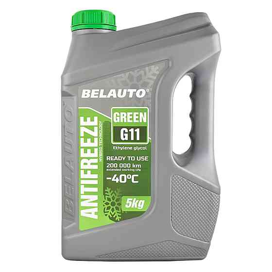 Антифриз зелений BELAUTO ANTIFREEZEE G11 GREEN 5кг Киев