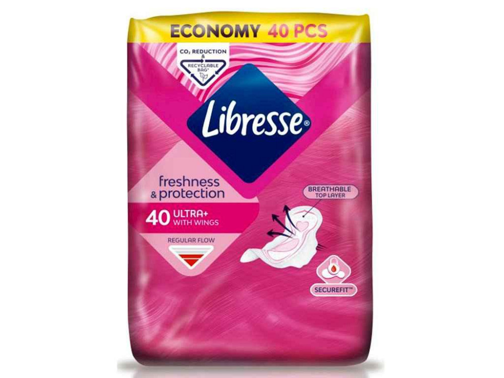 Гігієнічні прокладки Ultra Normal soft , 40-шт ТМ LIBRESSE Київ - фото 1