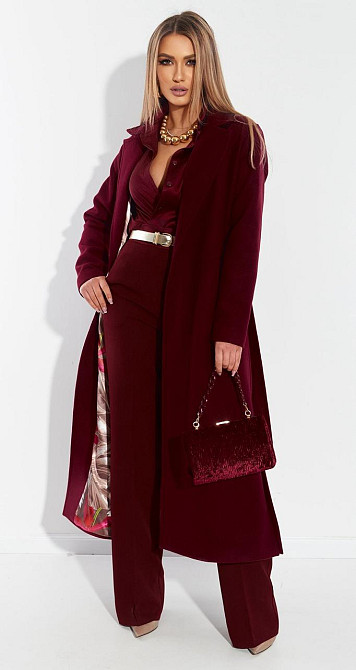 Кашемірове пальто з розрізами Київ - фото 10