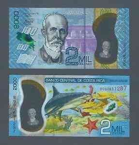 Costa Rica Коста-Рика - 2000 Colones 2018 (2020) UNC Polymer Полтава