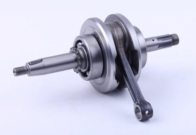 Коленвал + подшипник, пара: 6304 - 72CC мопед Дельта /Альфа Мукачево - изображение 1