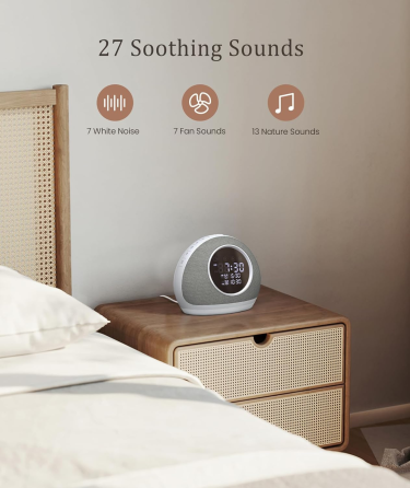 Уцінка Портативна Bluetooth-колонка Mini Hi-Fi P-11 з RGB-нічником, годинником, будильником та звуковою машиною Dreamegg XT-8 Київ