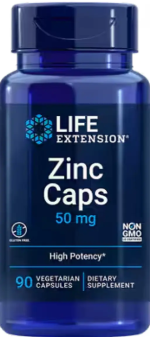 Оптицинк Life Extension Zinc Caps 50mg 90 вег кпс Київ - фото 1