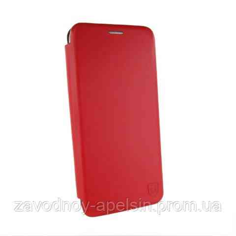 Чехол книжка Подставка Xiaomi Redmi Note 11e 11е (красный) Одесса