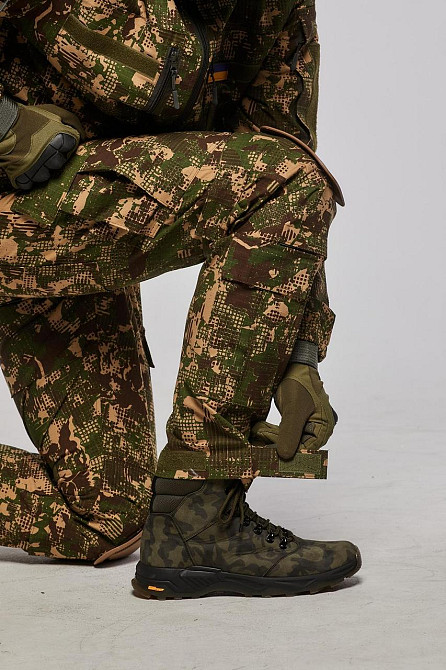 Армійські чоловічі літні штани хижак ,військові штани ріп стоп з наколінниками і липучками під коліно Львів - фото 7