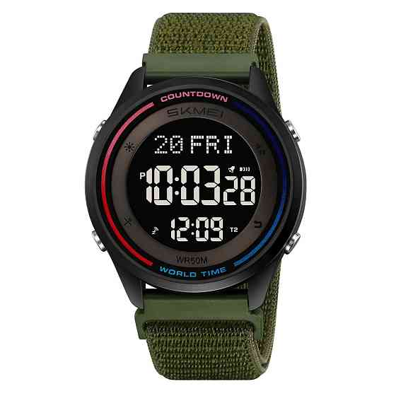 Skmei 2412NAG Army Green Nylon Киев