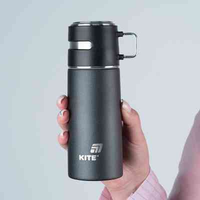 Термос Kite 350 мл чорний (K25-1223-1) Вінниця