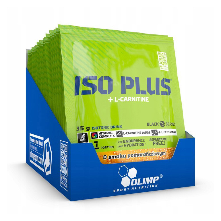 Iso Plus + L-Carnitine (35 g, orange) Луцьк - фото 1