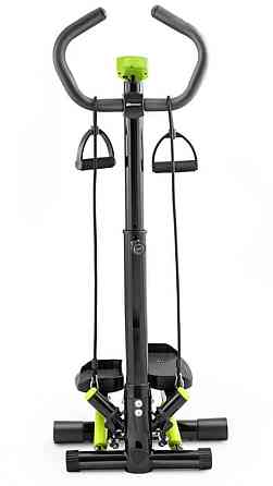Степпер HS-055S Noble Green для домашніх тренувань фітнесу та схуднення компактний Тренажер для ніг і сідниць Київ