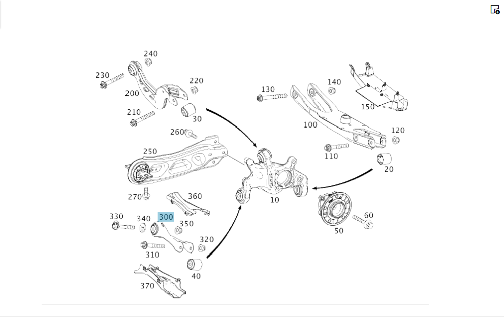 Mercedes-Benz  A2463500053 Тяга сходження задньої підвіски CLA Shooting Brake X117 CLA C117 GLA X156 A-class W176 B-class W242 B-class W246 Одеса - фото 2
