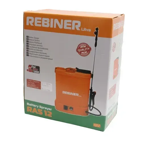 Акумуляторний обприскувач садовий Rebiner  12 літрів ,Акумуляторний обприскувач садовий 12 В 8 Аг Львів - фото 2