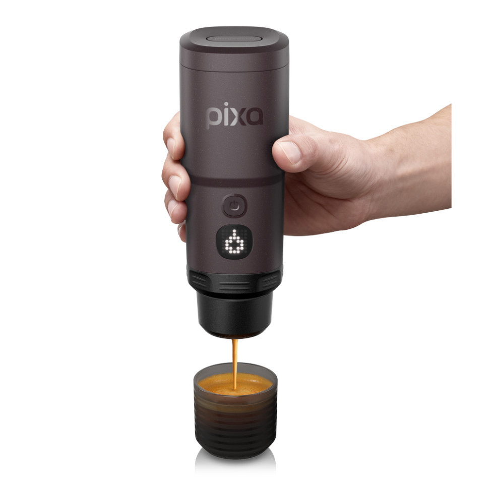 Портативна електрична еспресо-кавоварка Wacaco Pixapresso для меленої кави та капсул, червона Київ - фото 9