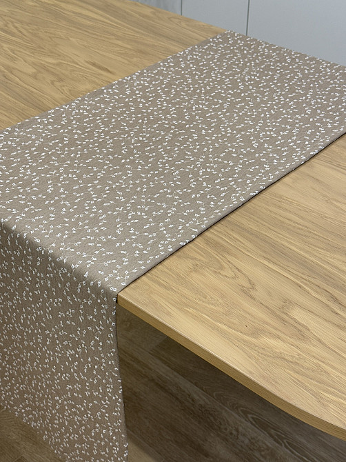 Ecotton Ранер доріжка Ecotton DUCK 45x170 см для обіднього столу водовідштовхувальна кремовий ( Киев - изображение 5