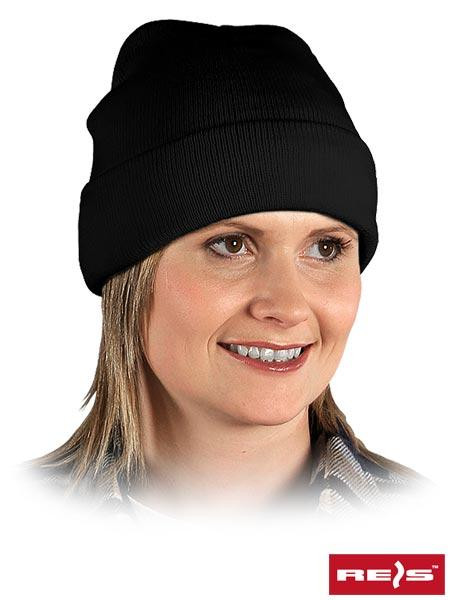 Шапка трикотажна акрилова чорна "ArtMas" Київ - фото 1