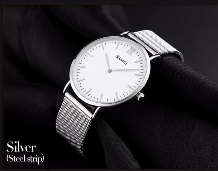 Женские ультратонкие часы Skmei 1182 Cruize Серебристый Винница - изображение 4