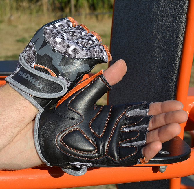 Перчатки для фітнесу MadMax MFG-831 Mti 83.1 Grey/Digital Camo M Кам'янське - фото 4