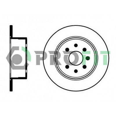 Гальмівний диск Profit 5010-0814 Вінниця - фото 1
