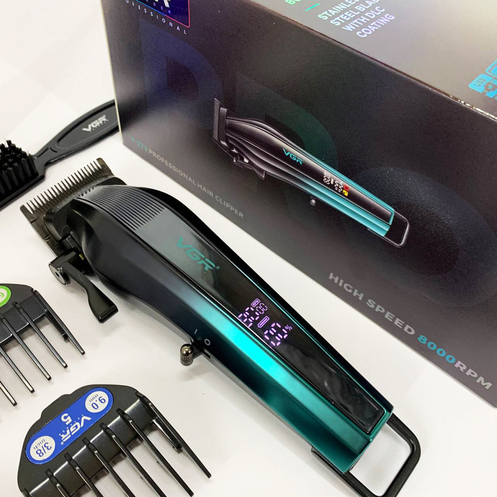 Класна машинка для стрижки волосся, Електромашинка для стрижки Бездротова машинка волосся RT-87 Львів - фото 16