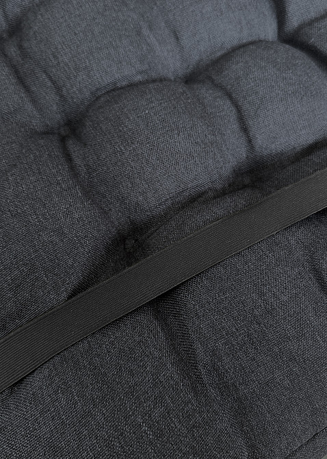 Подушка для стільців (50x120х8 см) подвійна Decorator Sawana колір темно-сірий 84-166 Київ - фото 7